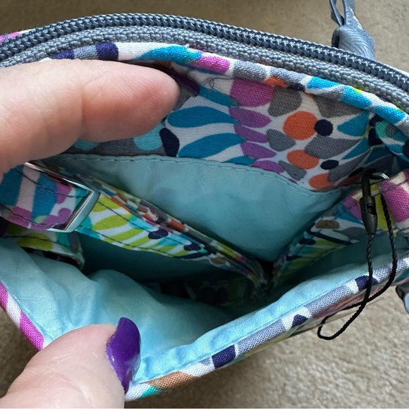 Vera Bradley Mini Hipster RIFD Sunny Medallion print - Picture 6 of 8